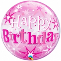 Happy Birthday Sterren Roze